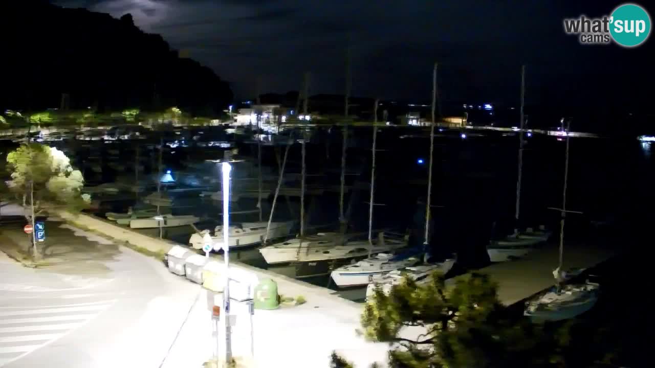 Webcam Sistiana – Vue sur la marina et la baie
