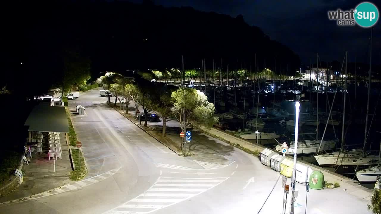 Webcam Sistiana – Vue sur la marina et la baie