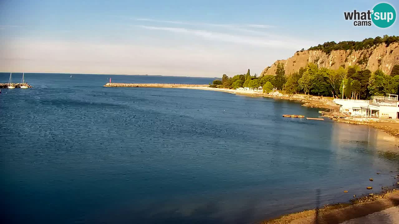 Webcam Sistiana – Vista sulla marina e sulla baia