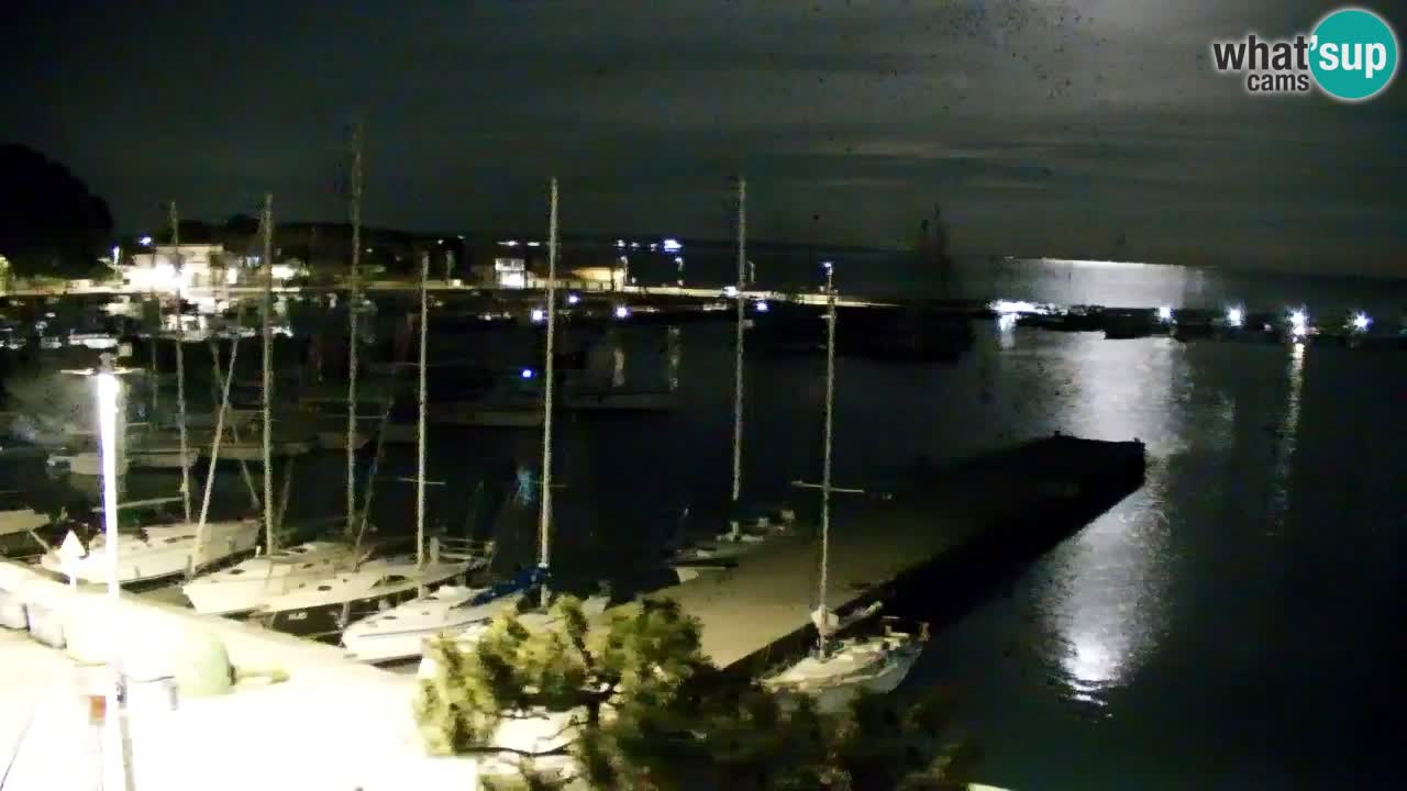 Webcam Sistiana – Vista sobre la marina y la bahía