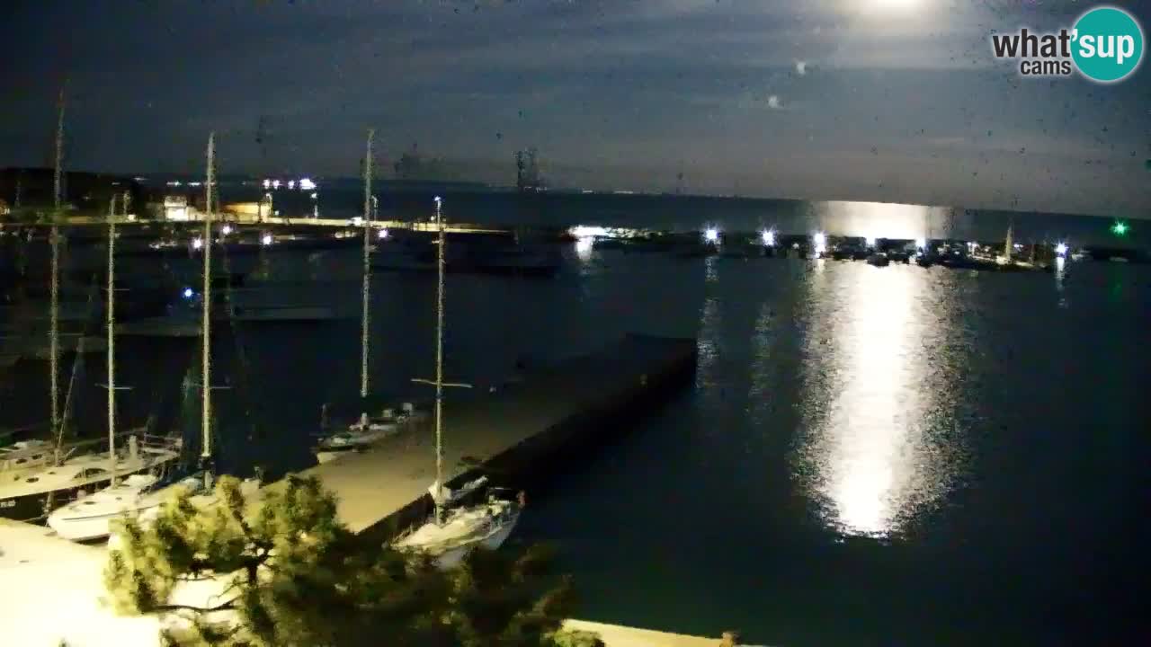 Webcam Sistiana – Vista sobre la marina y la bahía