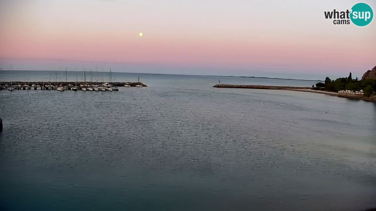 Webcam Sistiana – Blick auf Marina und Bucht