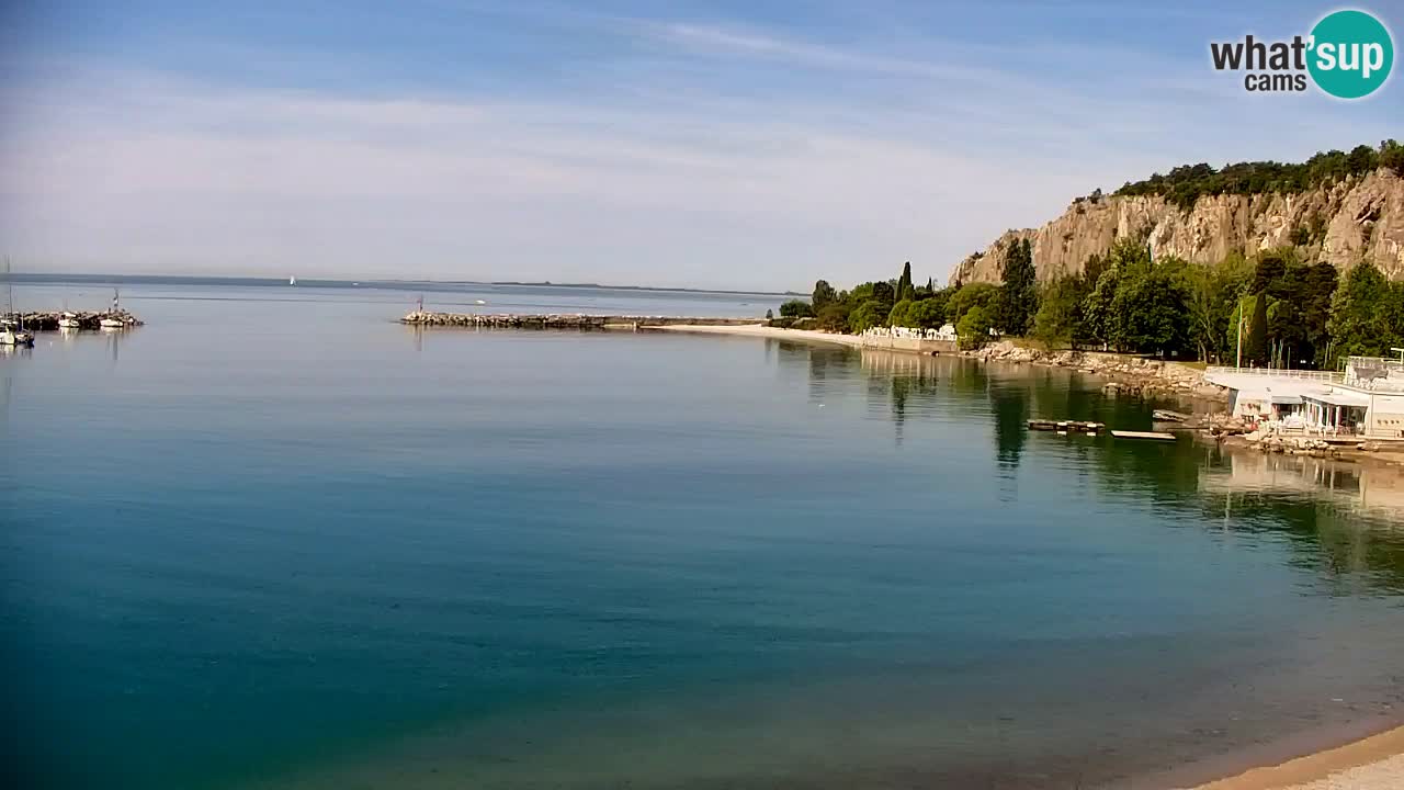 Webcam Sistiana – Blick auf Marina und Bucht