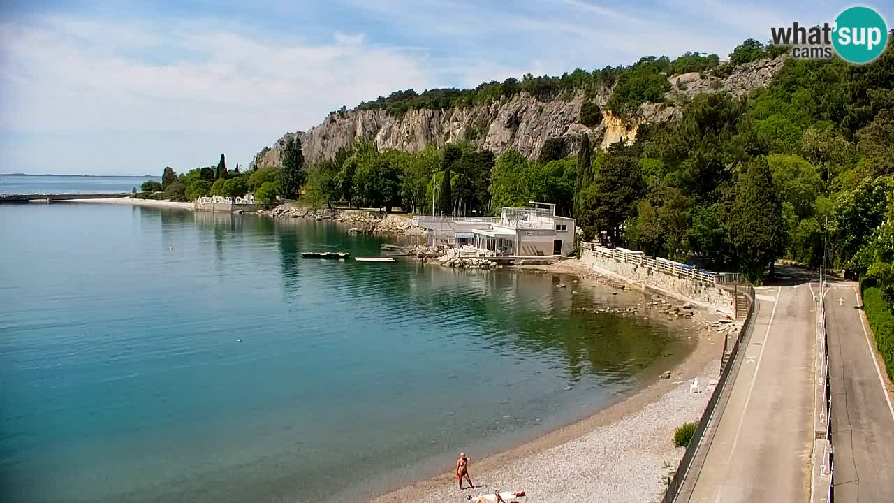 Webcam Sistiana – Pogled na marinu i zaljev