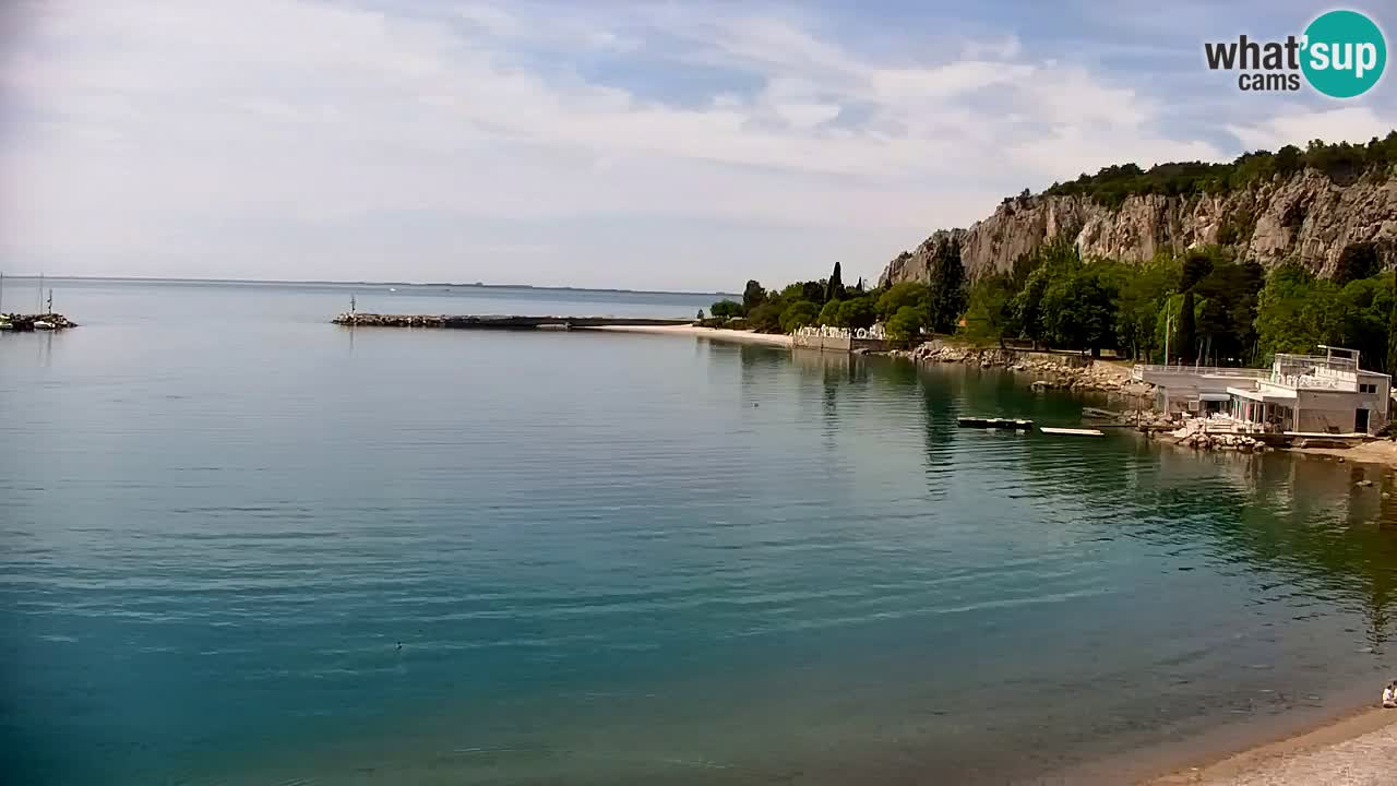 Webcam Sistiana – Vista sulla marina e sulla baia