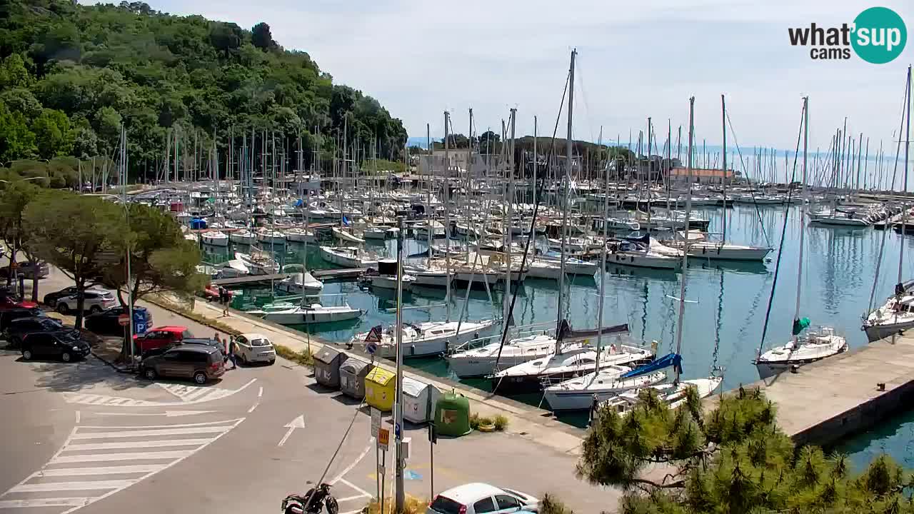 Webcam Sistiana – Blick auf Marina und Bucht