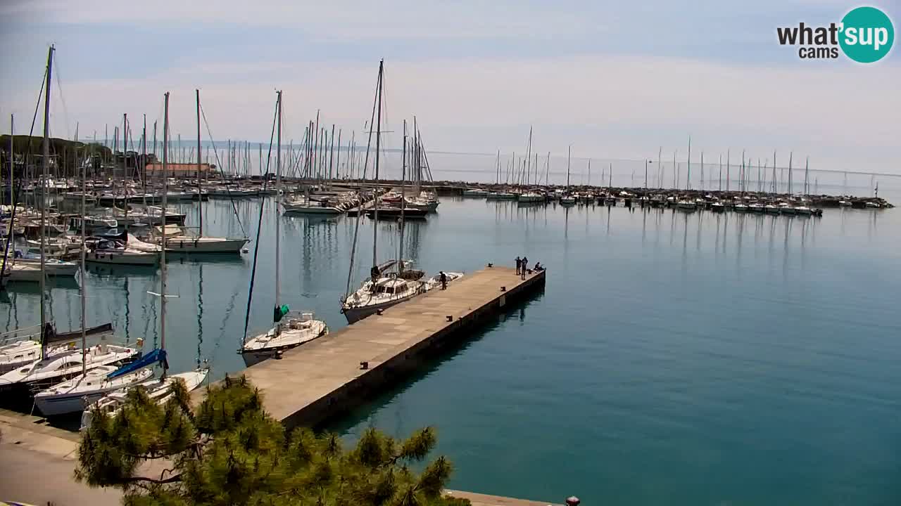 Webcam Sistiana – Blick auf Marina und Bucht
