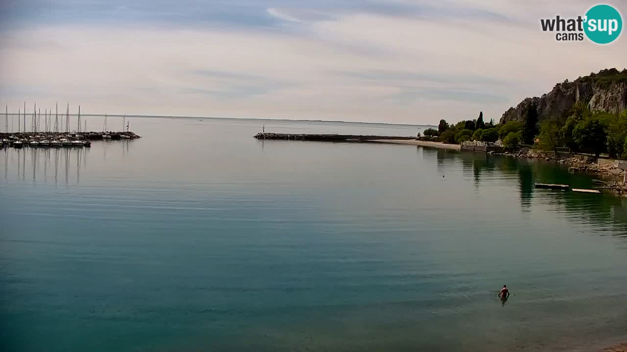 Webcam Sistiana – Vista sulla marina e sulla baia