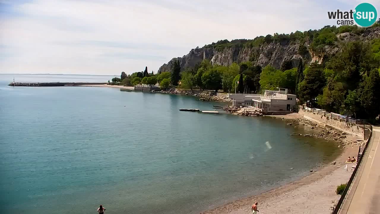 Webcam Sistiana – Blick auf Marina und Bucht