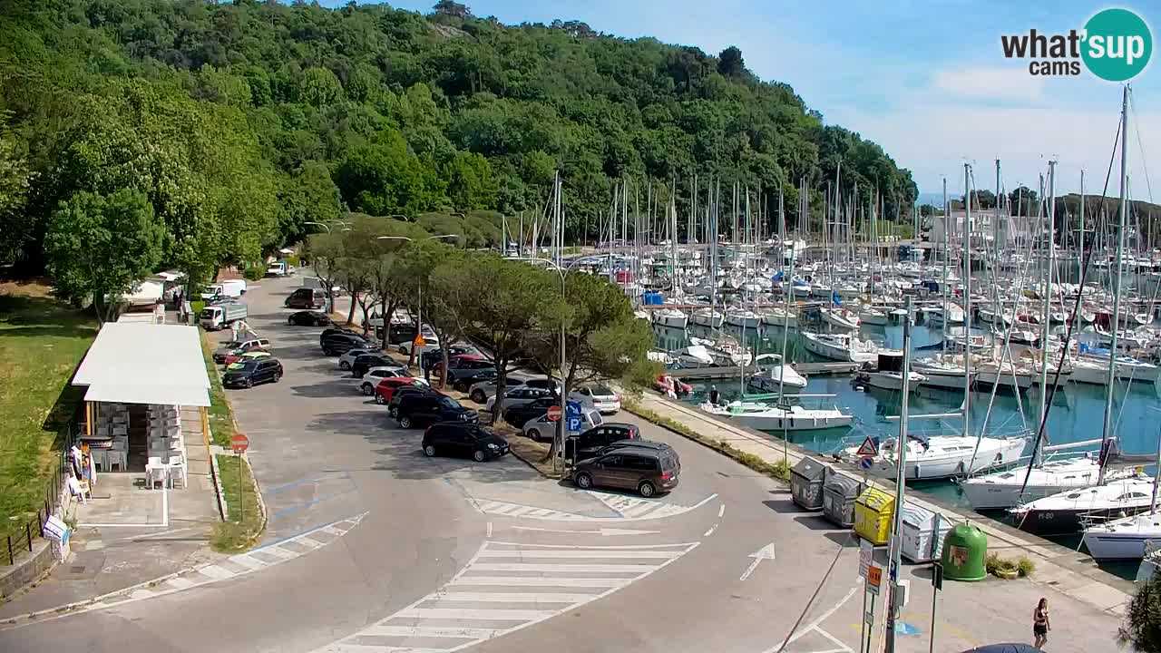 Webcam Sistiana – Vista sulla marina e sulla baia