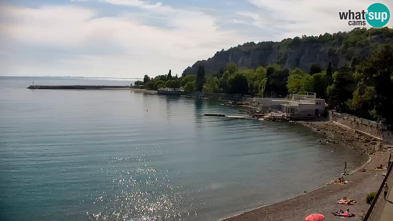 Webcam Sistiana – Blick auf Marina und Bucht