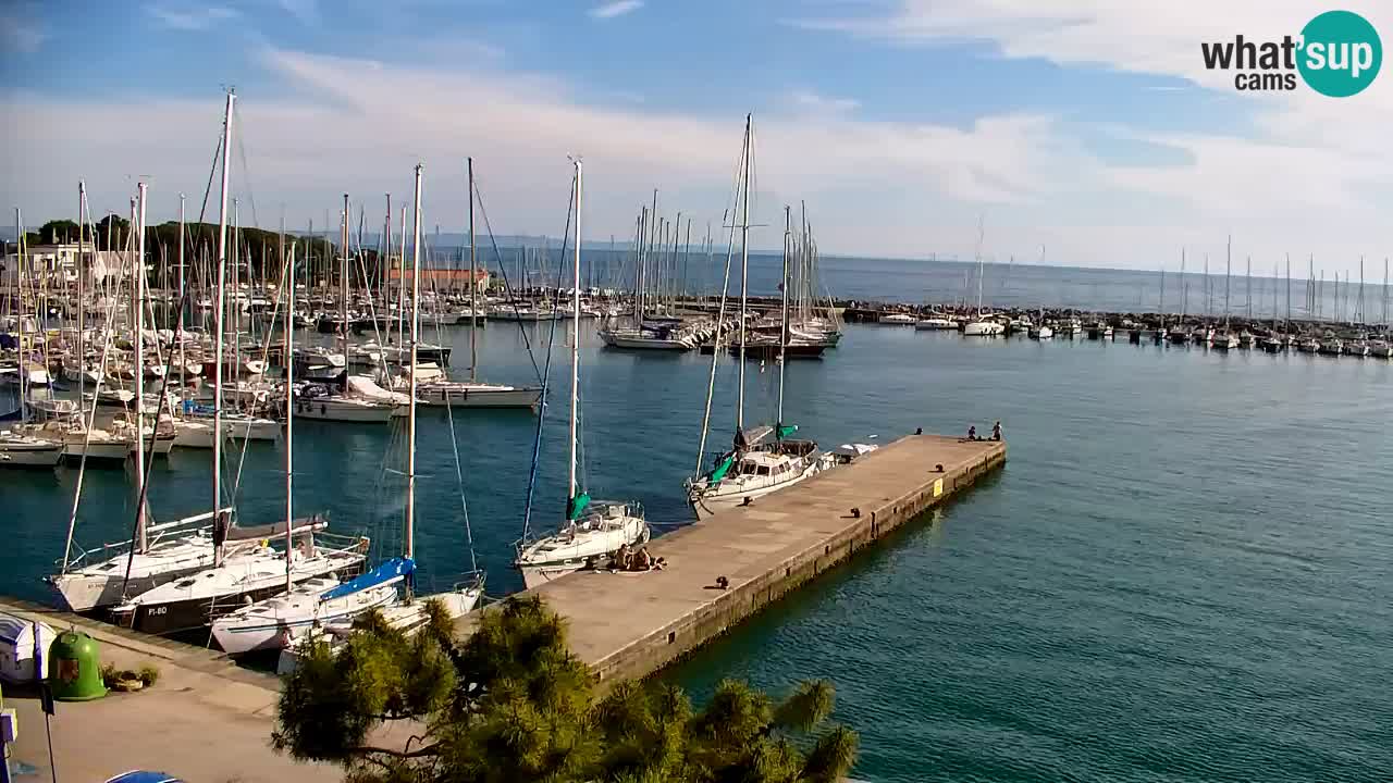 Webcam Sistiana – Blick auf Marina und Bucht
