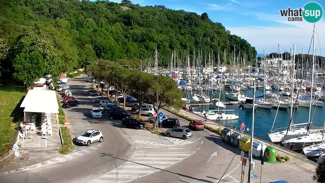 Webcam Sistiana – Blick auf Marina und Bucht