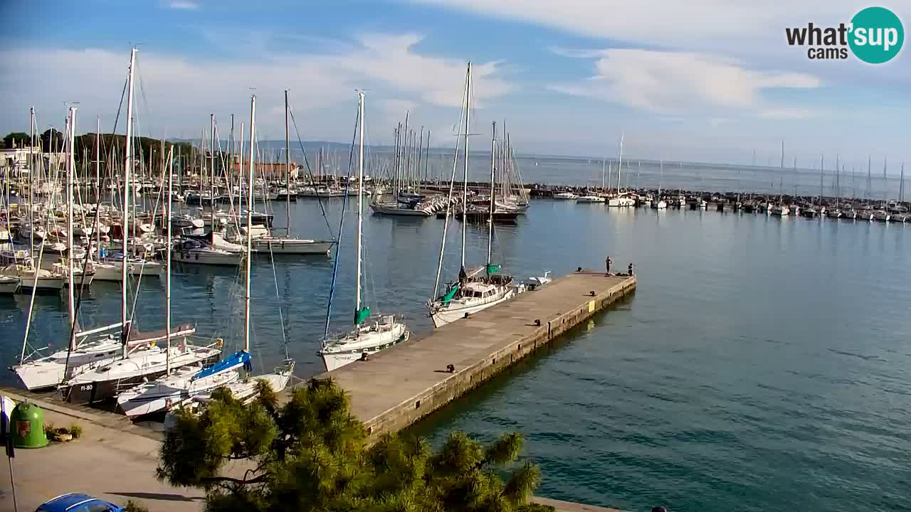 Webcam Sistiana – Blick auf Marina und Bucht