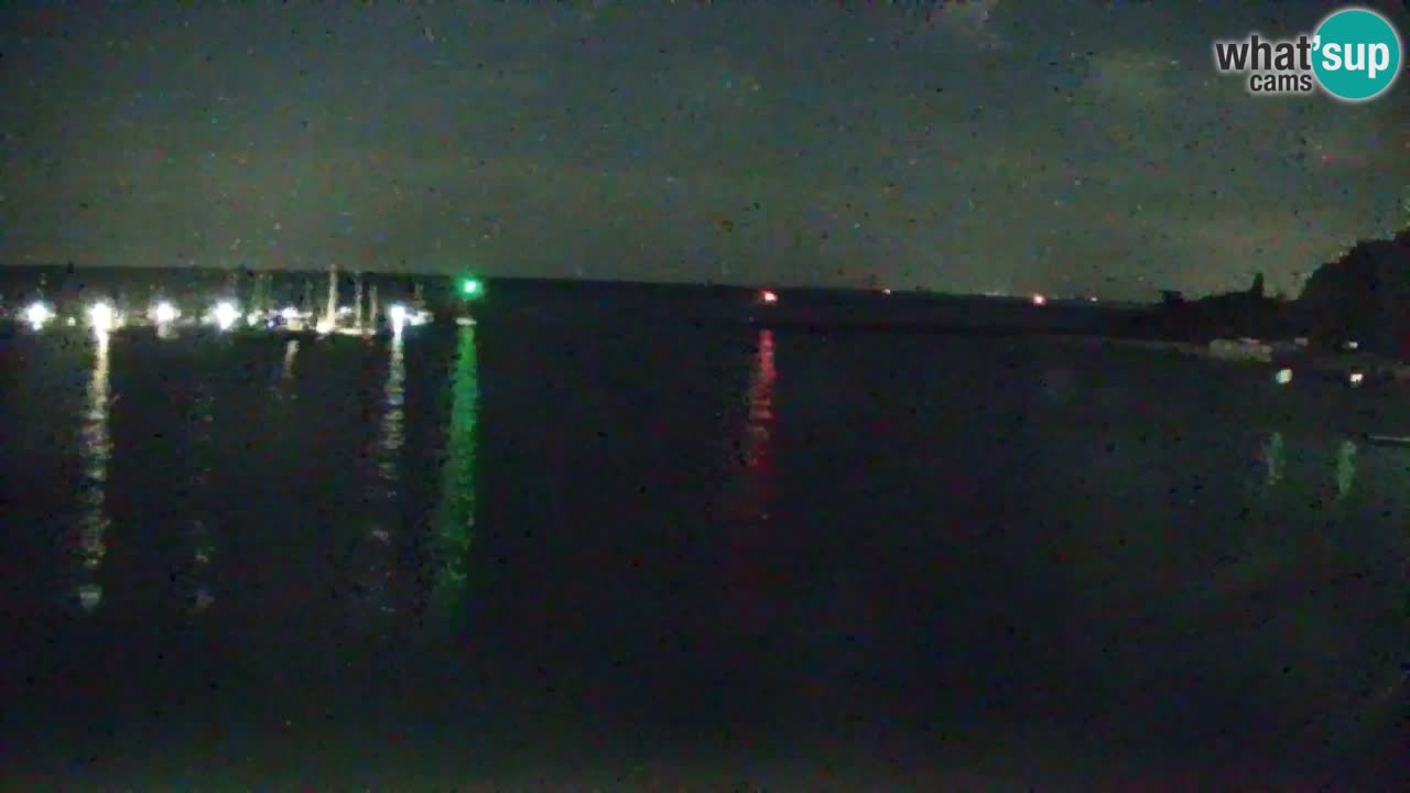 Webcam Sistiana – Pogled na marinu i zaljev