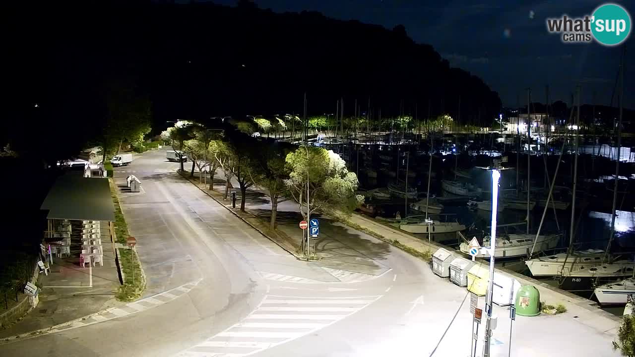 Webcam Sistiana – Pogled na marinu i zaljev