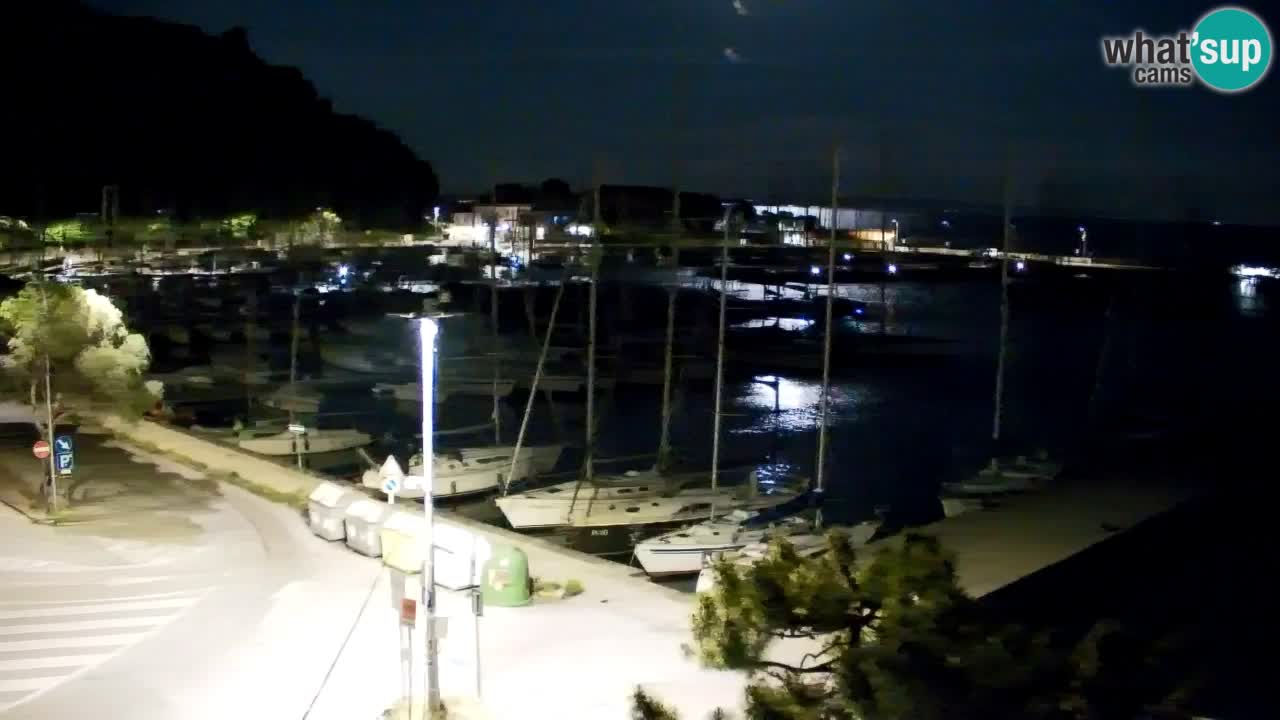 Webcam Sistiana – Vista sobre la marina y la bahía