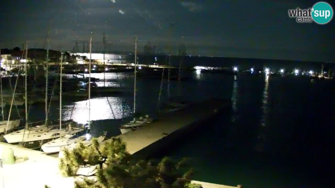 Webcam Sistiana – Vista sobre la marina y la bahía