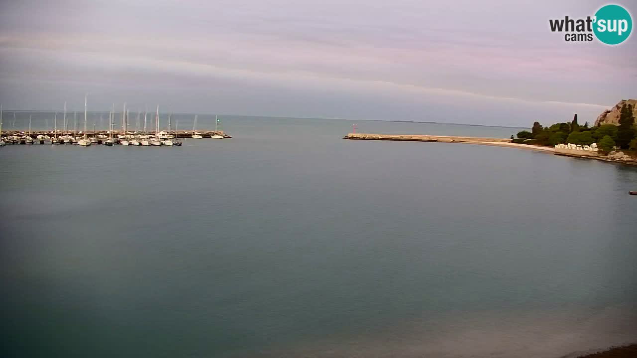 Webcam Sistiana – Vista sulla marina e sulla baia