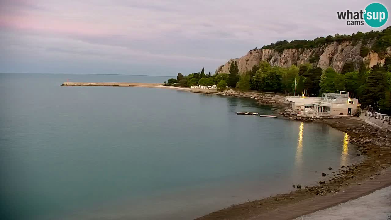 Webcam Sistiana – Vue sur la marina et la baie
