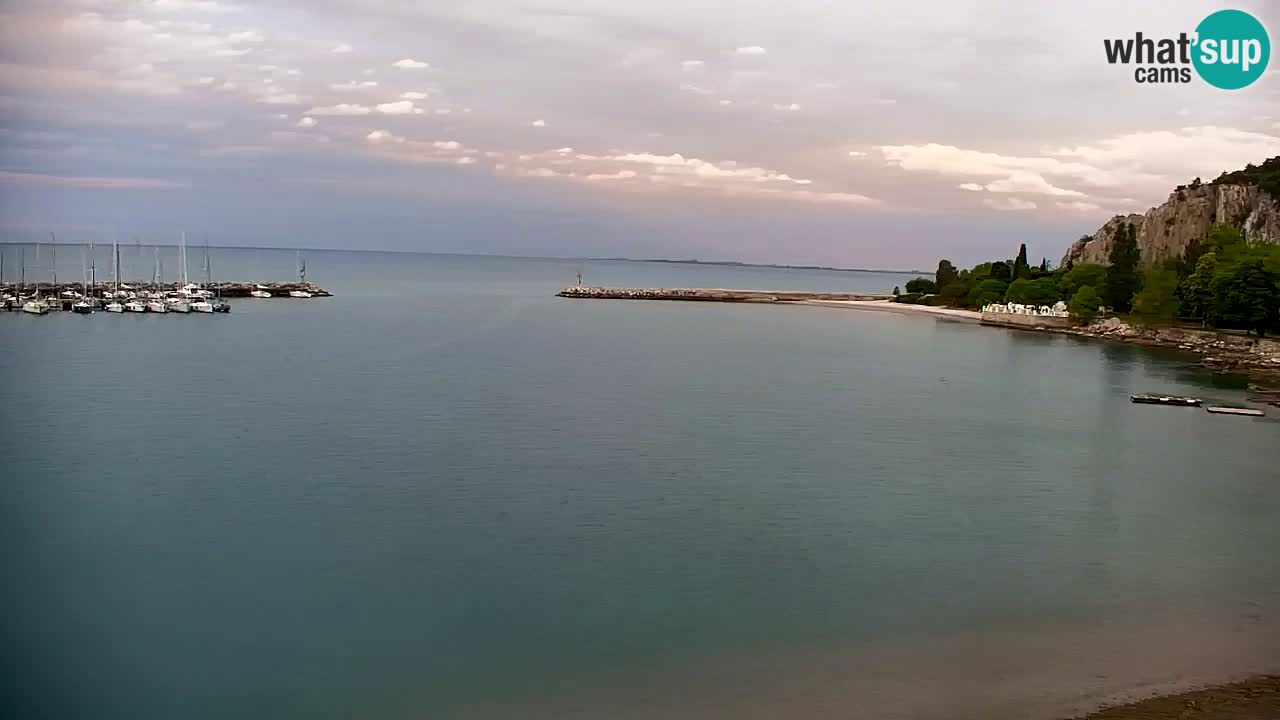 Webcam Sistiana – Vista sulla marina e sulla baia