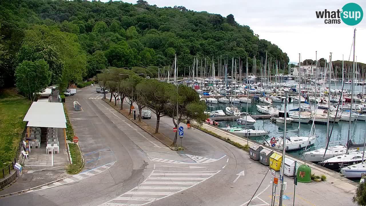 Webcam Sistiana – Vista sulla marina e sulla baia