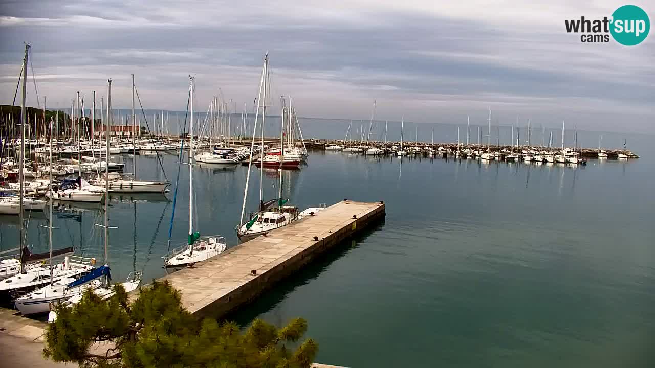 Webcam Sistiana – Vue sur la marina et la baie