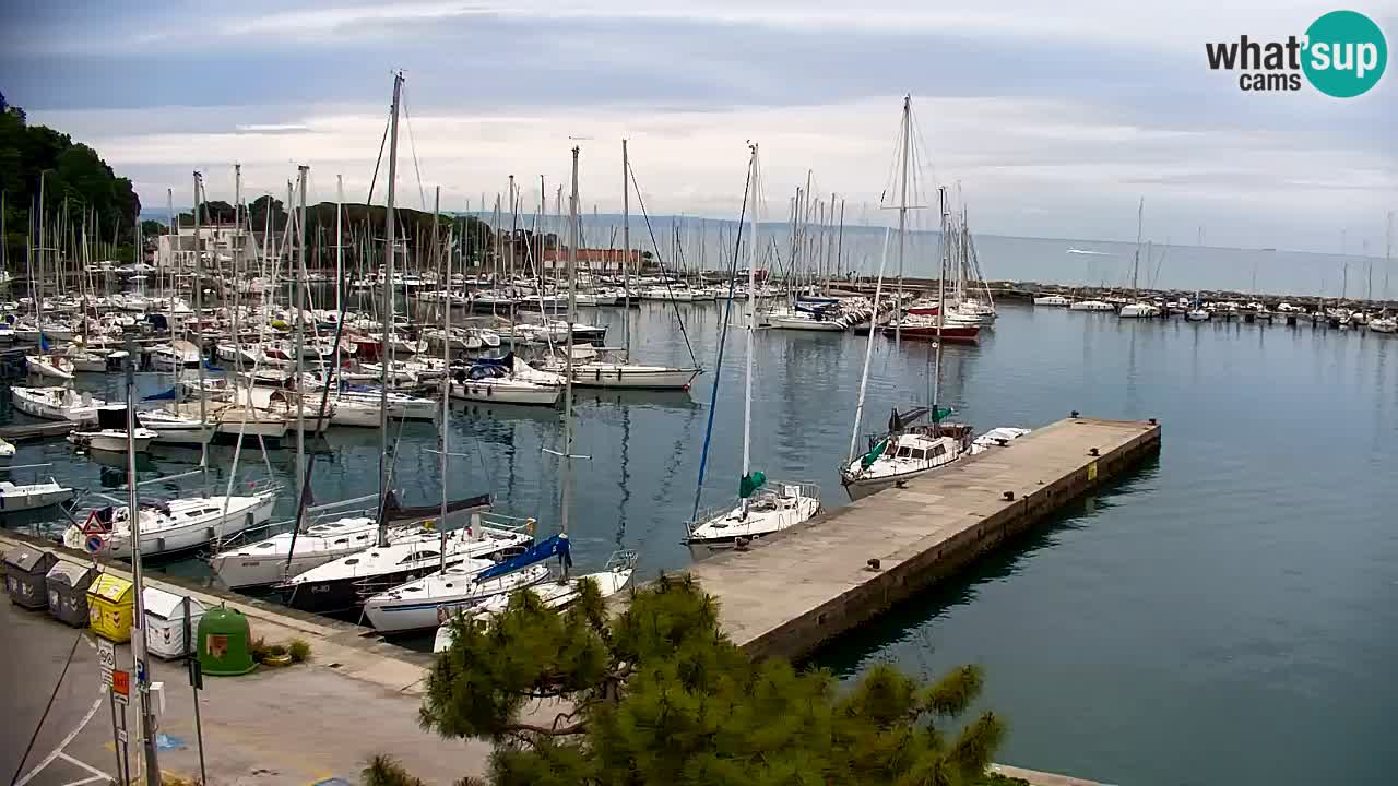 Webcam Sistiana – Vue sur la marina et la baie