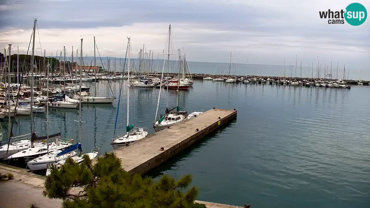 Webcam Sistiana – Vue sur la marina et la baie