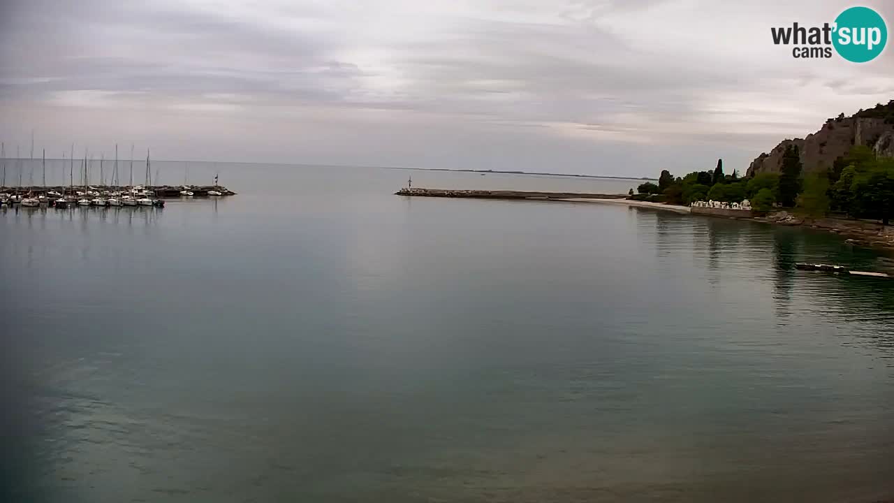 Webcam Sistiana – Blick auf Marina und Bucht