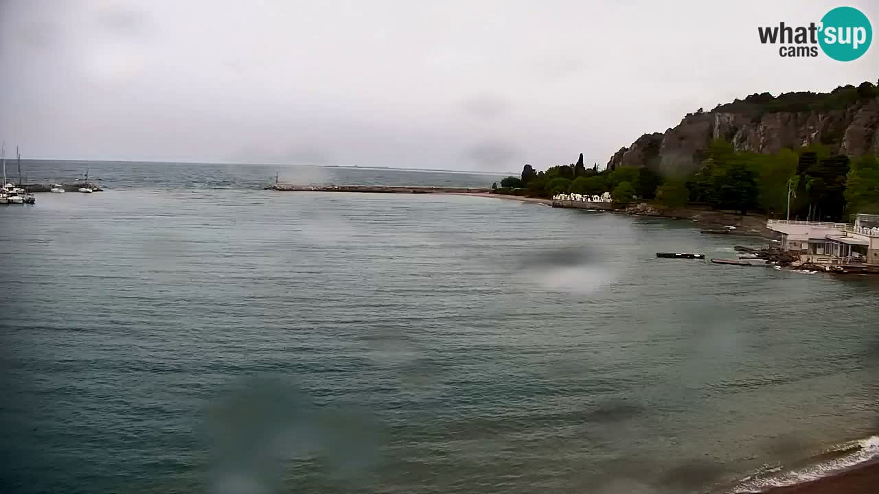Webcam Sistiana – Vista sobre la marina y la bahía