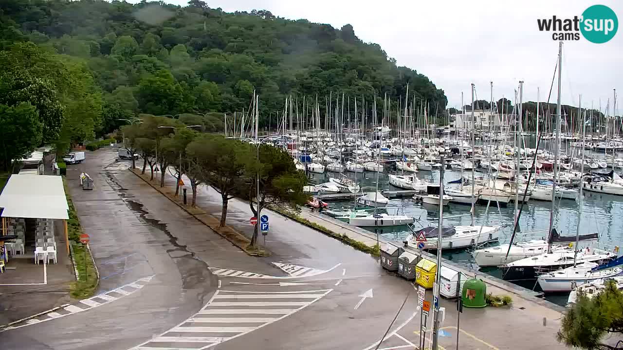 Webcam Sistiana – Blick auf Marina und Bucht
