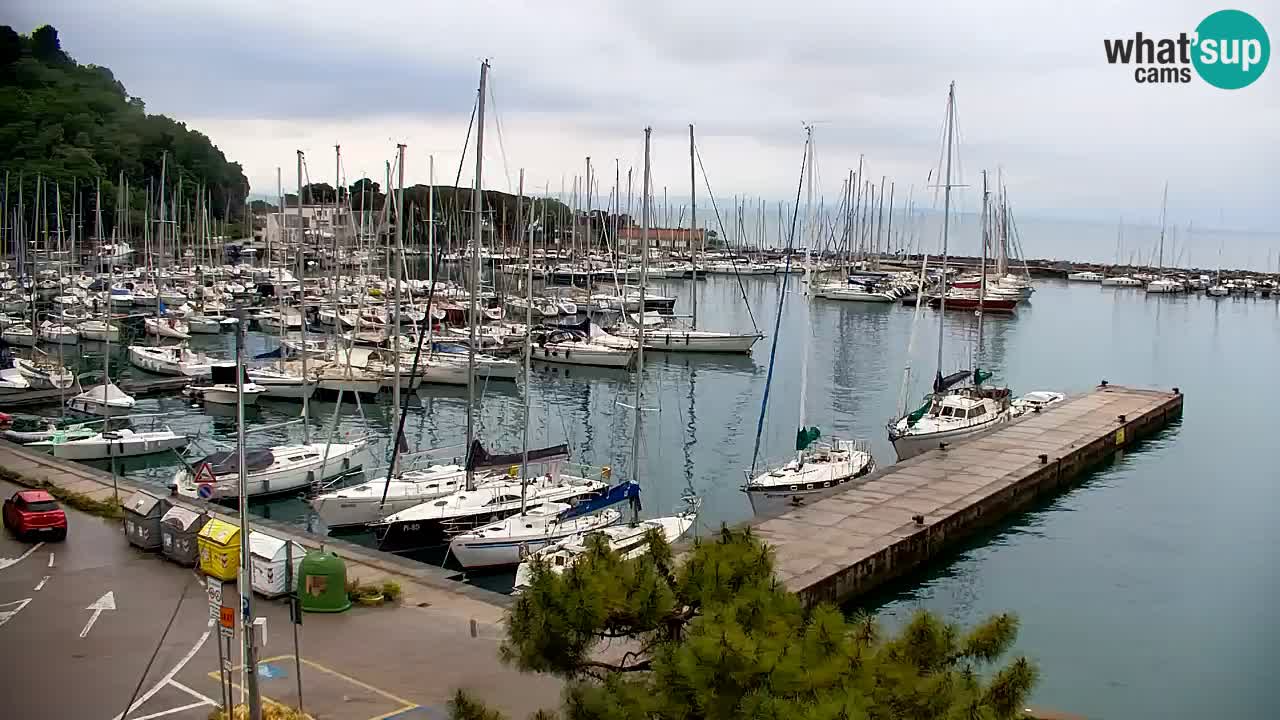 Webcam Sistiana – Vista sobre la marina y la bahía