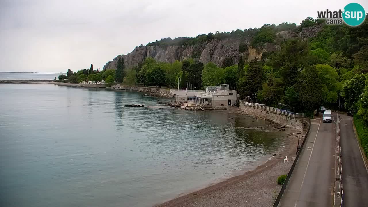 Webcam Sistiana – Vista sulla marina e sulla baia