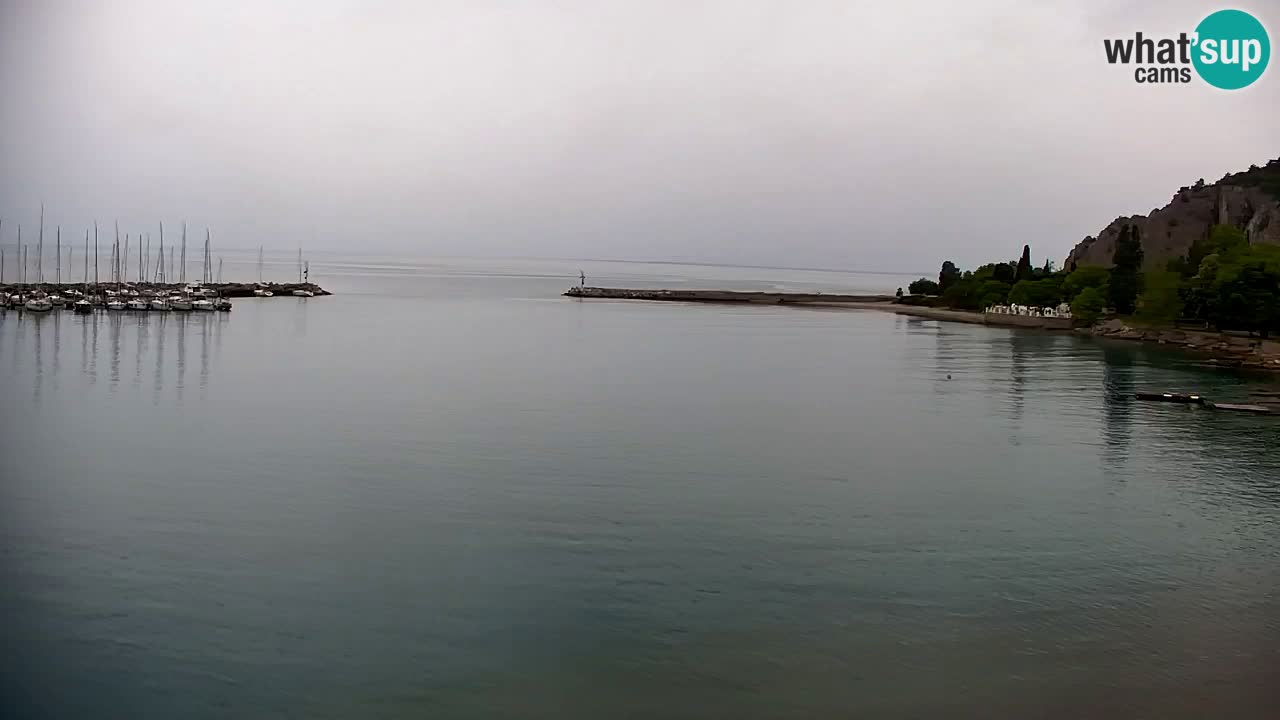 Webcam Sistiana – Blick auf Marina und Bucht