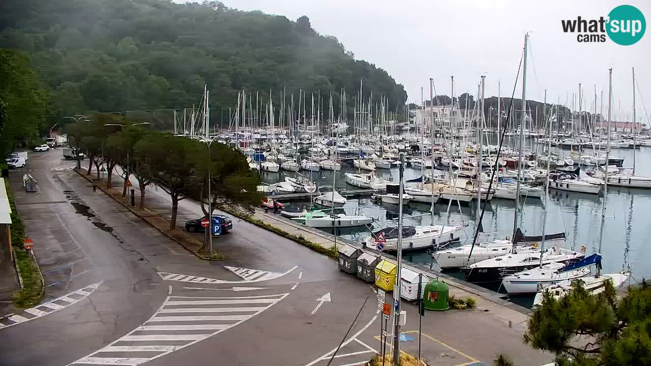 Webcam Sistiana – Vista sobre la marina y la bahía