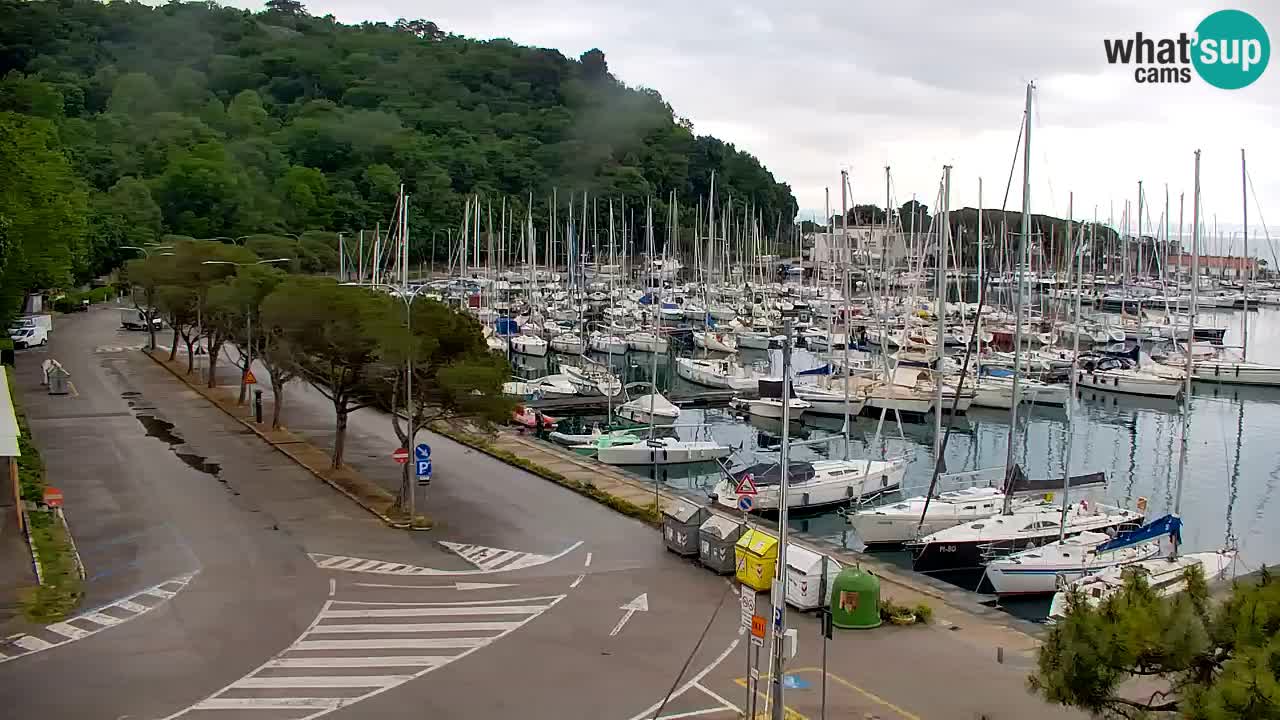 Webcam Sistiana – Blick auf Marina und Bucht