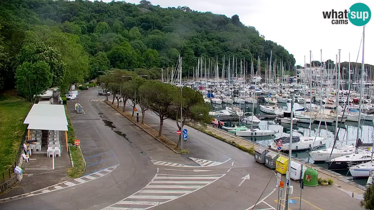 Webcam Sistiana – Blick auf Marina und Bucht