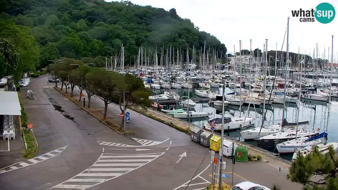 Webcam Sistiana – Vista sulla marina e sulla baia