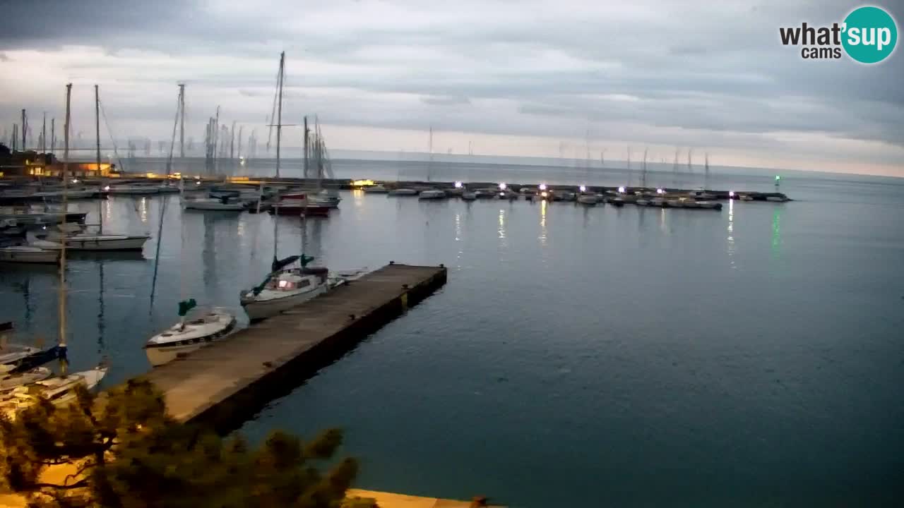 Webcam Sistiana – Vue sur la marina et la baie