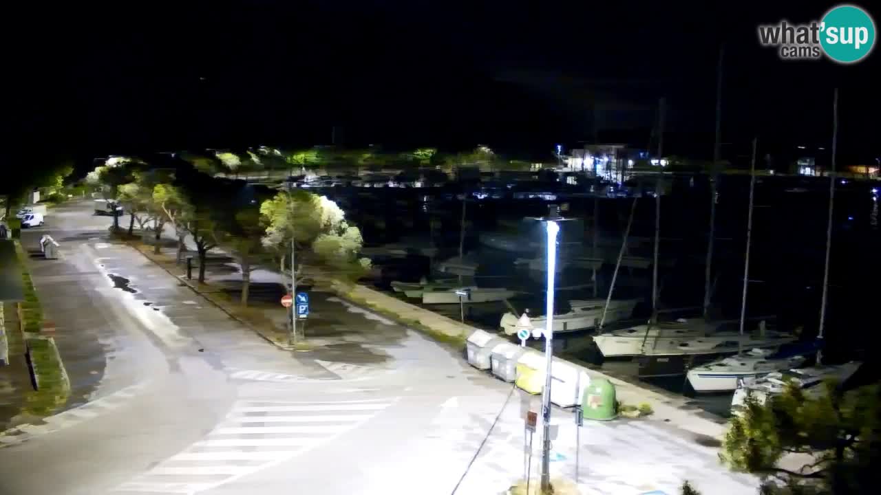 Webcam Sistiana – Vista sobre la marina y la bahía