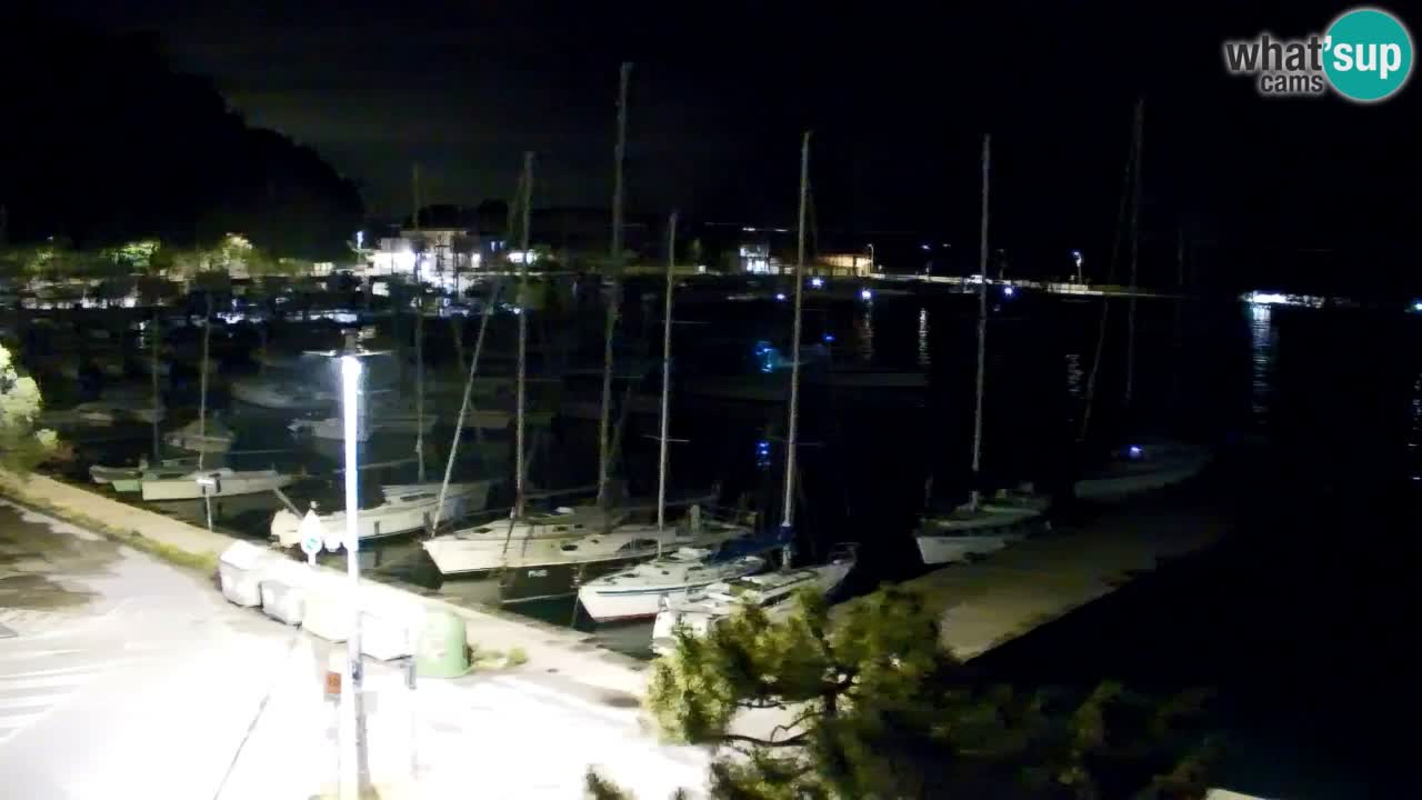 Webcam Sistiana – Vue sur la marina et la baie