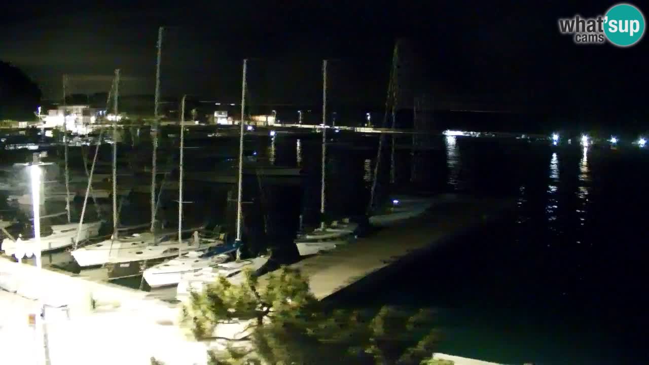 Webcam Sistiana – Vue sur la marina et la baie