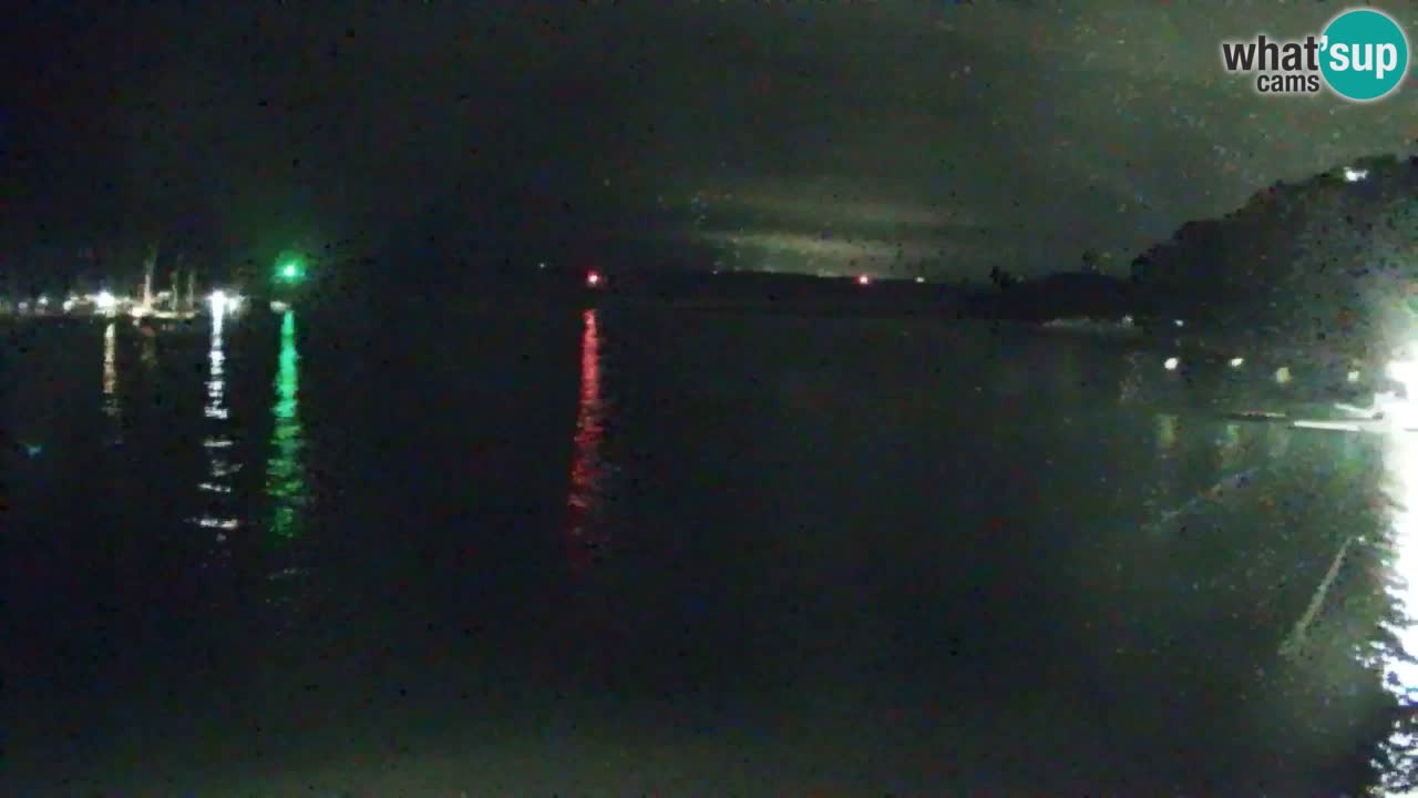 Webcam Sistiana – Vue sur la marina et la baie