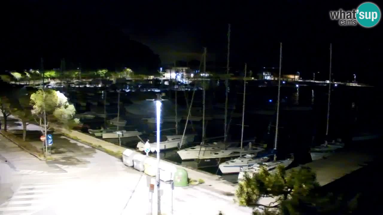 Webcam Sistiana – Pogled na marinu i zaljev