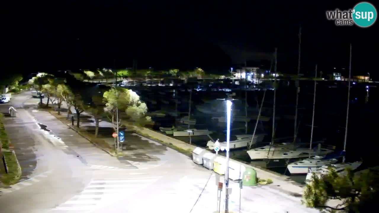 Webcam Sistiana – Vue sur la marina et la baie