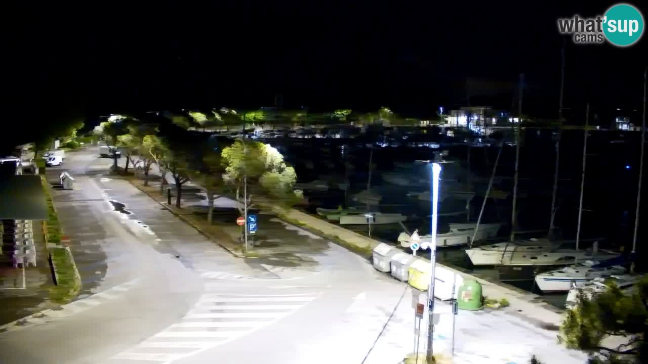 Webcam Sistiana – Vue sur la marina et la baie
