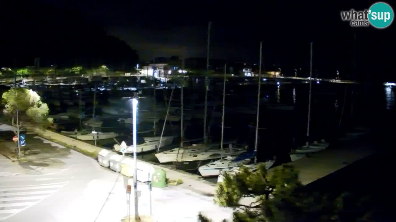 Webcam Sistiana – Vue sur la marina et la baie