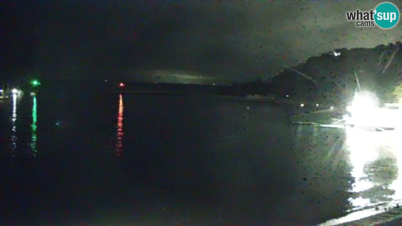 Webcam Sistiana – Vue sur la marina et la baie