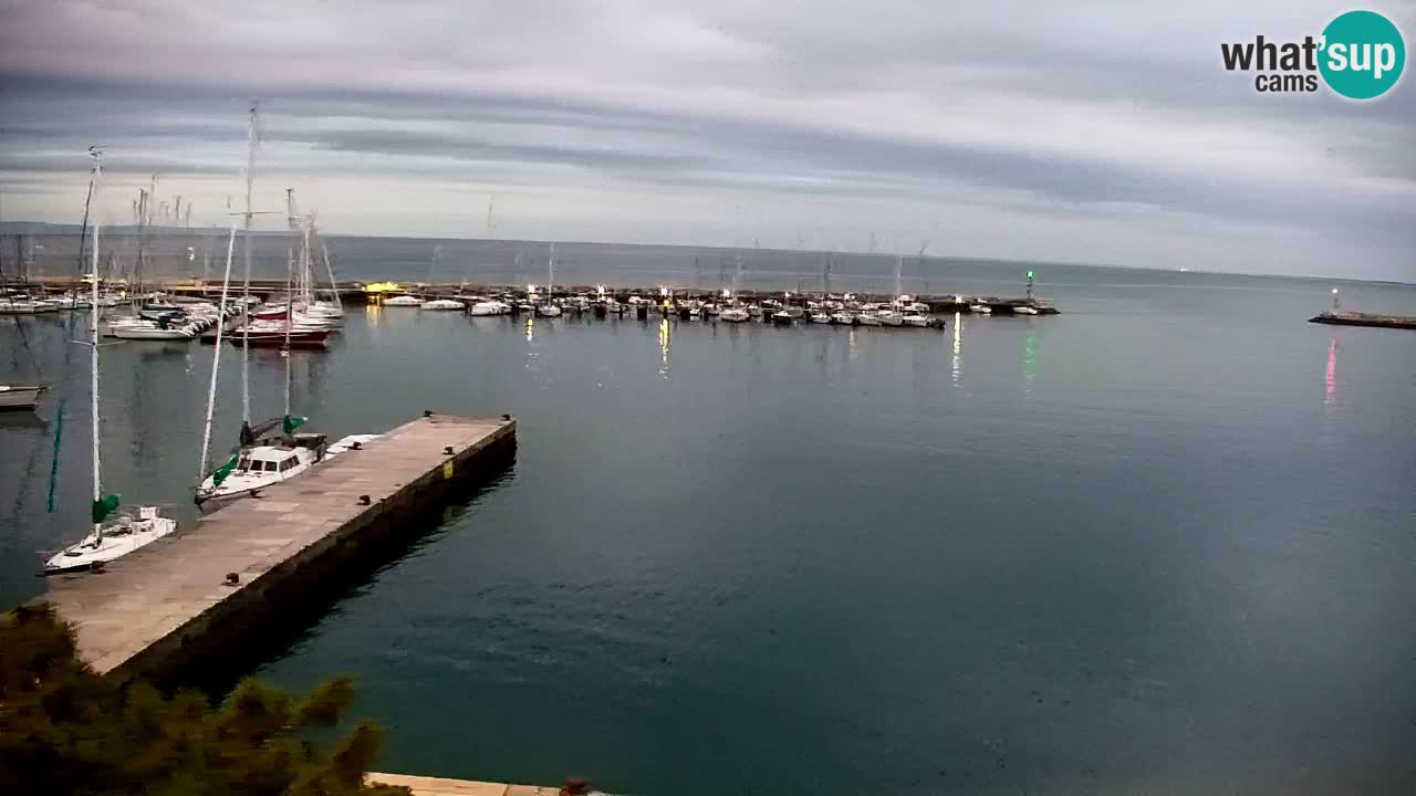 Webcam Sistiana – Vue sur la marina et la baie